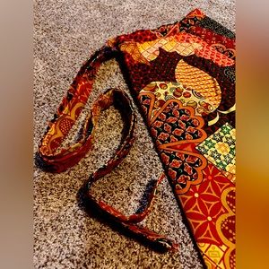 Vintage Patterned Wrap Skirt